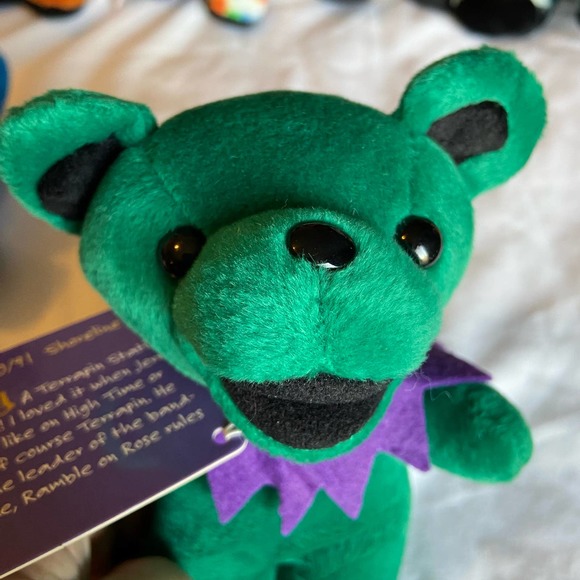 Grateful Dead Stagger Lee Bear Bean Liquid Blue Collectible Vintage NewOld Stock - Picture 5 of 6